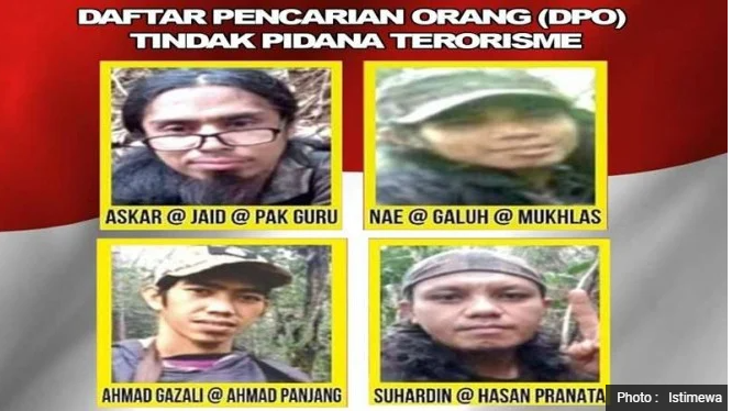 Ini Penampakan 4 DPO Teroris Poso Paska Tewasnya Ali Kalora
